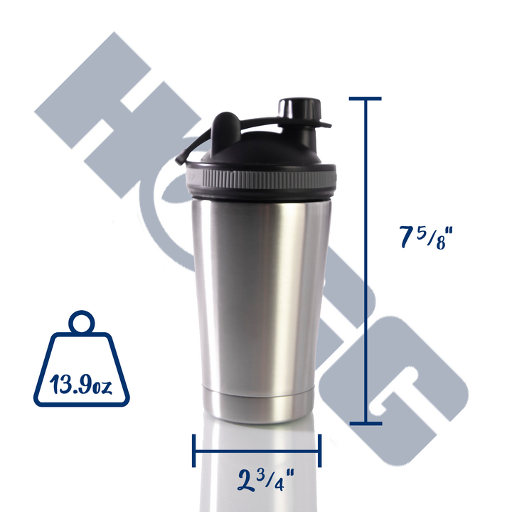 17oz Classic Shaker Bottle - Black