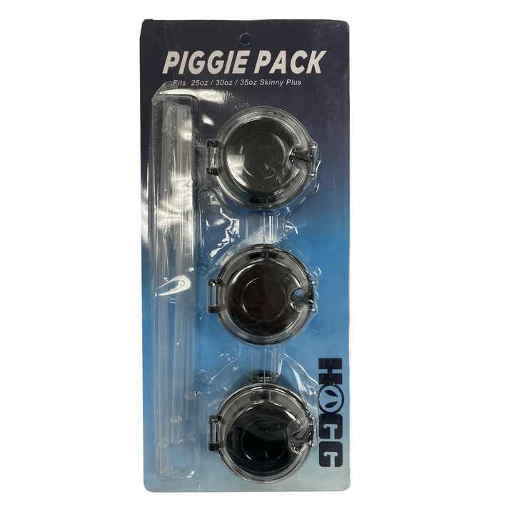 Piggie "snack Pack" Lids for Skinny Duo/slurp Only - front view | replacement tumbler lid