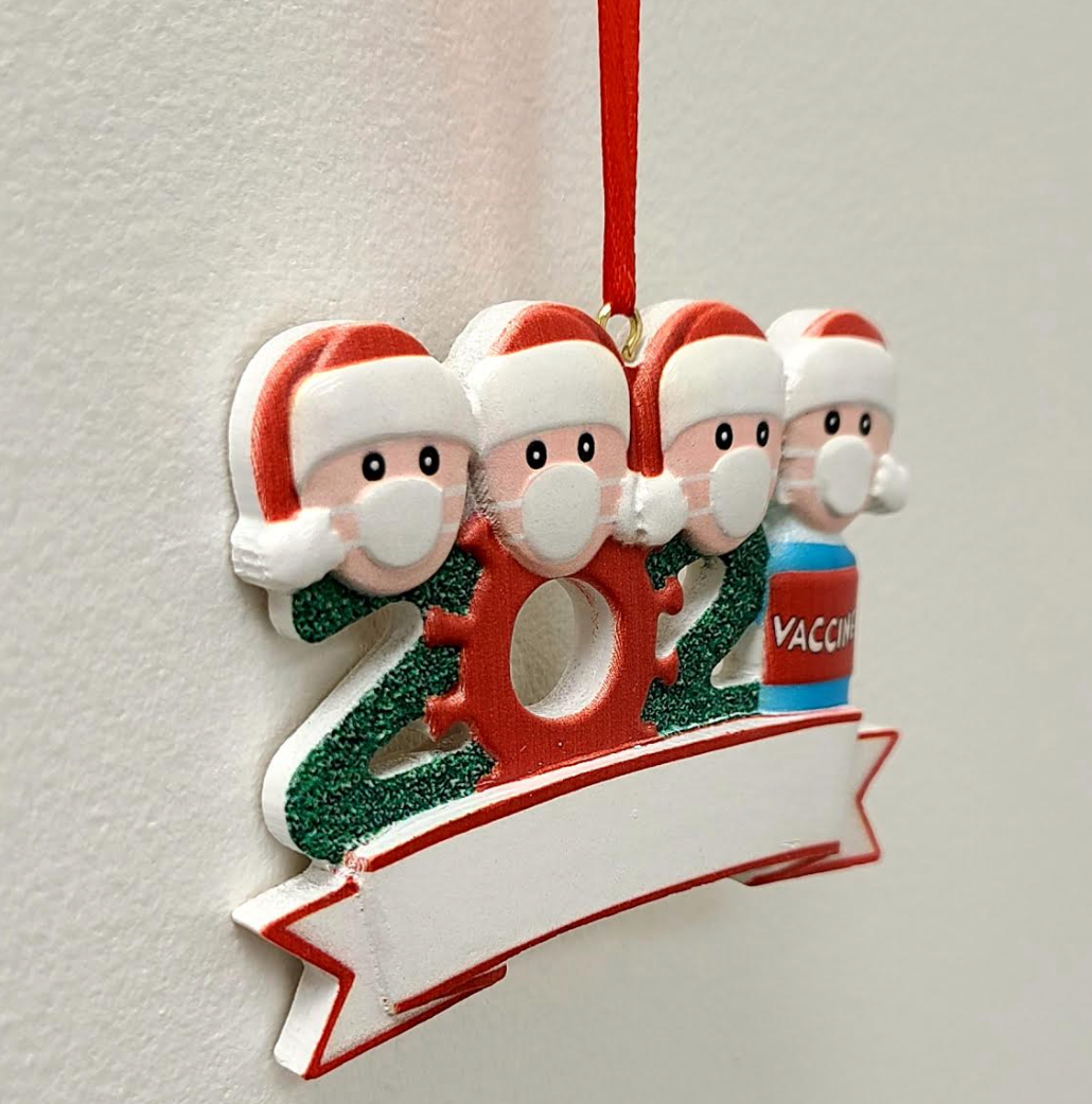 ***CLOSEOUT*** Holiday 2021 Covid-19 Ornaments