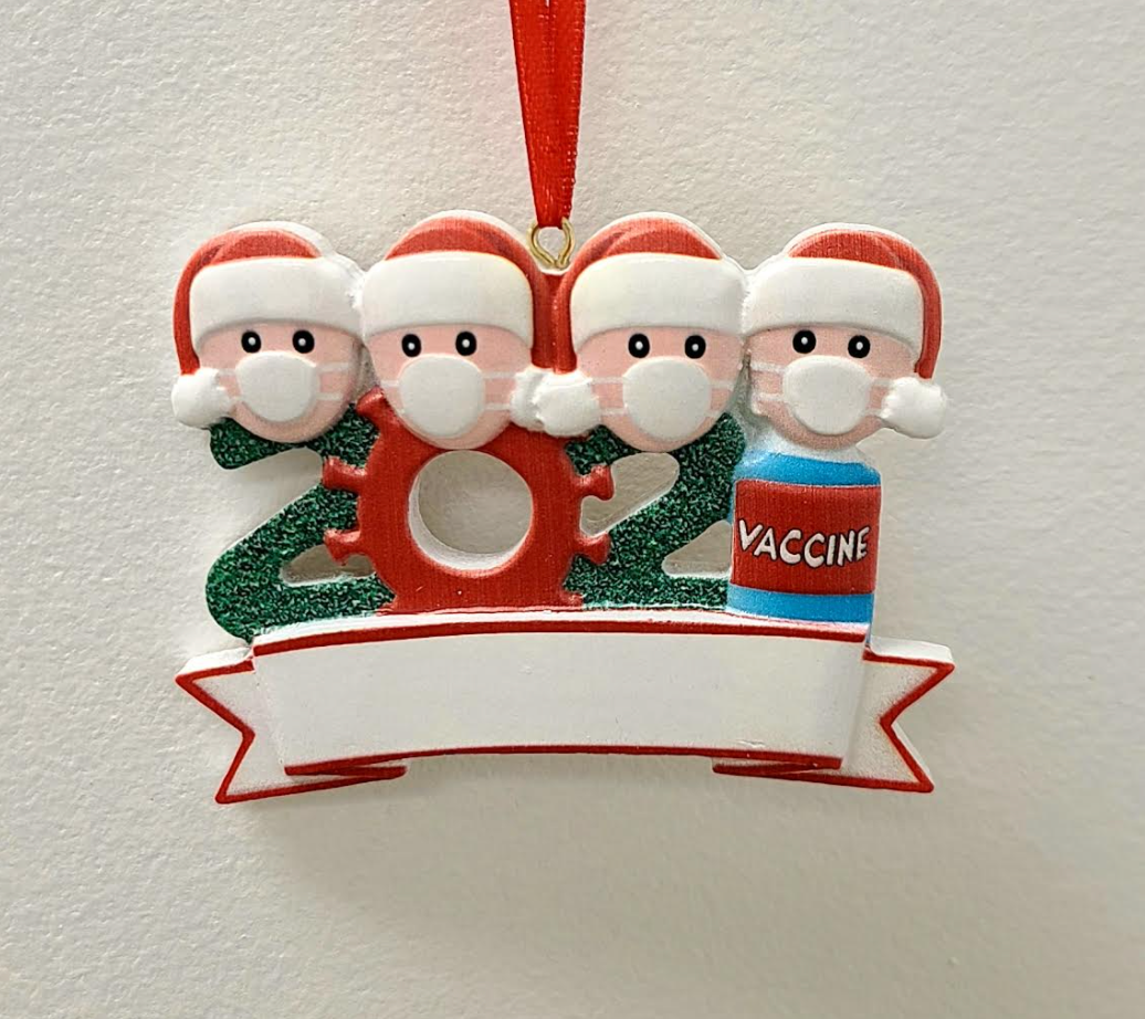 ***CLOSEOUT*** Holiday 2021 Covid-19 Ornaments