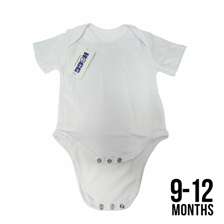 Sublimatable Onesie - close-up | sublimatable apparel blank