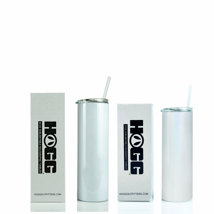 20oz & 30oz Sublimatable Holographic Skinny Bundle (24 Units)