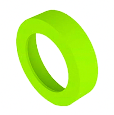 Lesimsam Silicone Bands for Sublimation Tumbler Elastic Cup Holder Ring Bands Prevent Ghosting Heat-Resistant Accessories, Size: 20 Pcs, Green