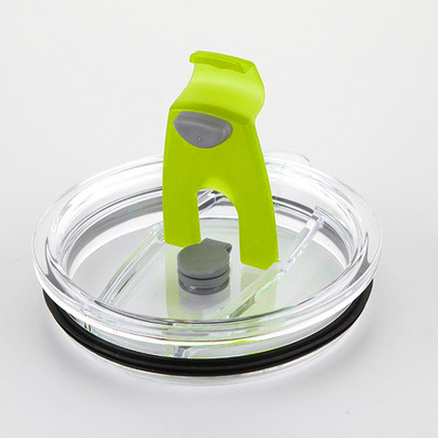 30oz Flip Top Straw Friendly Lids - bottom view | drinkware straw accessory