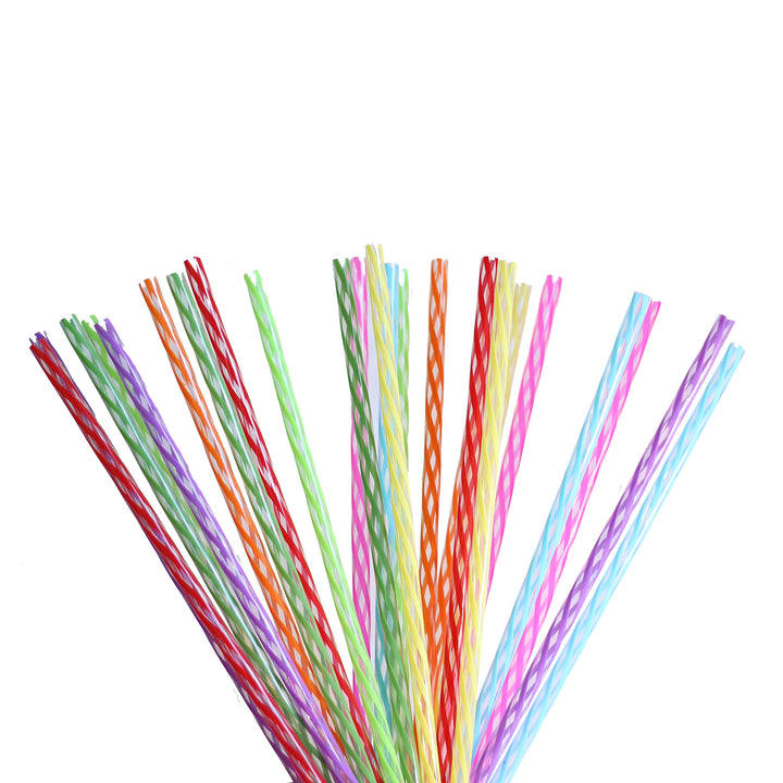 Rainbow Reusable Straws 24 Pack - drinkware straw accessory for tumbler businesses and personalized drinkware