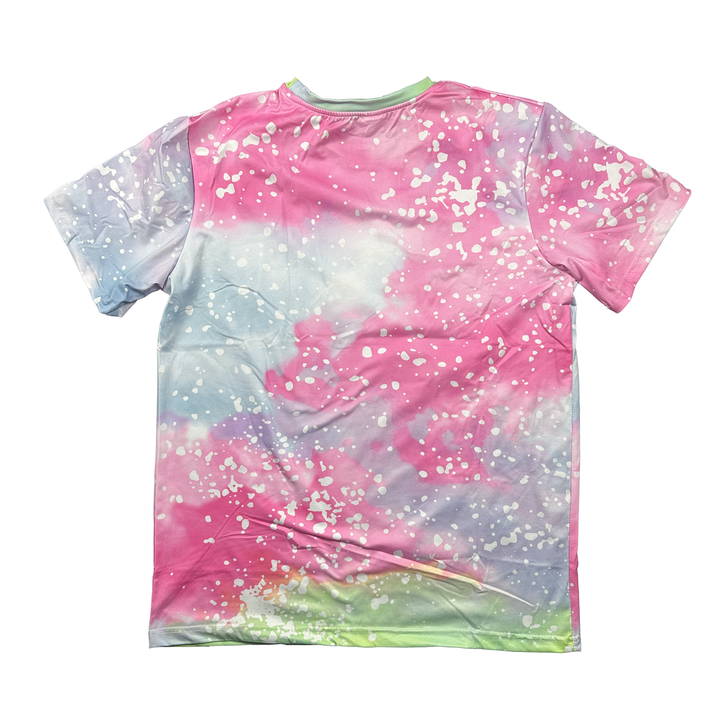 Sublimatable Bleached T-shirts - bottom view | sublimatable apparel blank