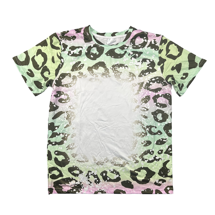 Sublimatable Bleached T-shirts - back view | sublimatable apparel blank