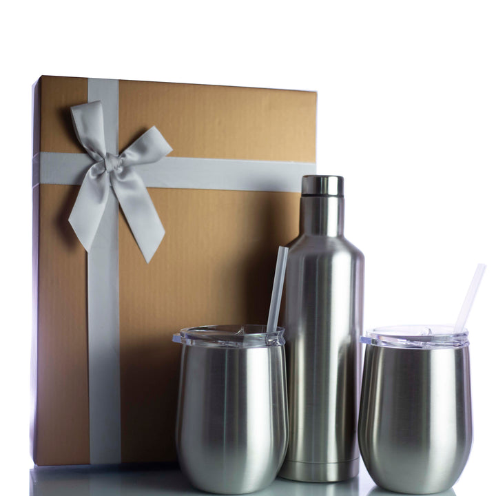 Wine Glass Gift Set - Amazing Gift! — STAINLESS STEEL