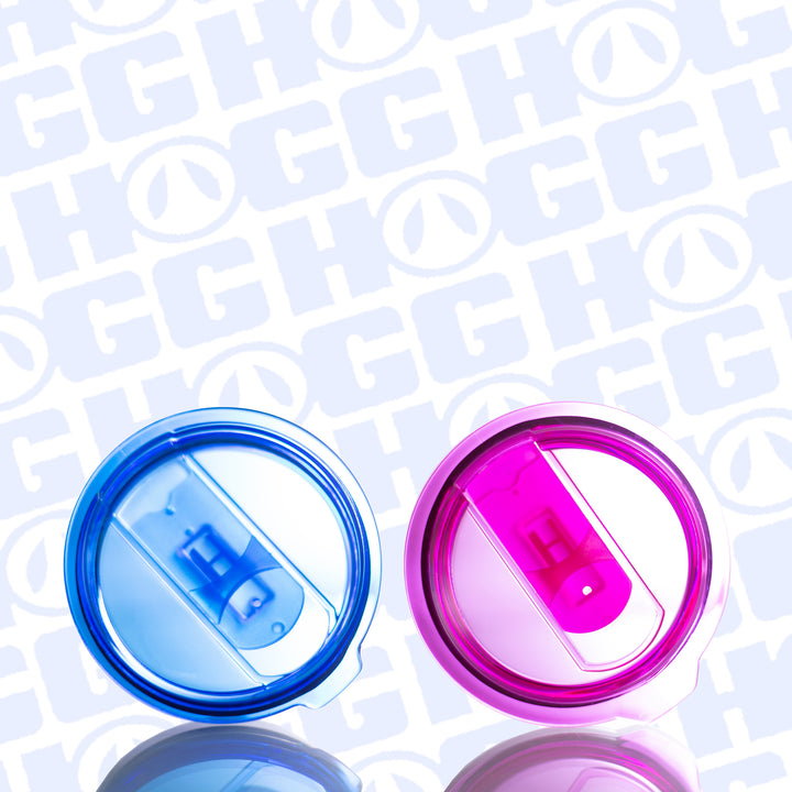20oz, 24oz, and 30oz Replacement Lids Pink & Blue - front view | replacement tumbler lid