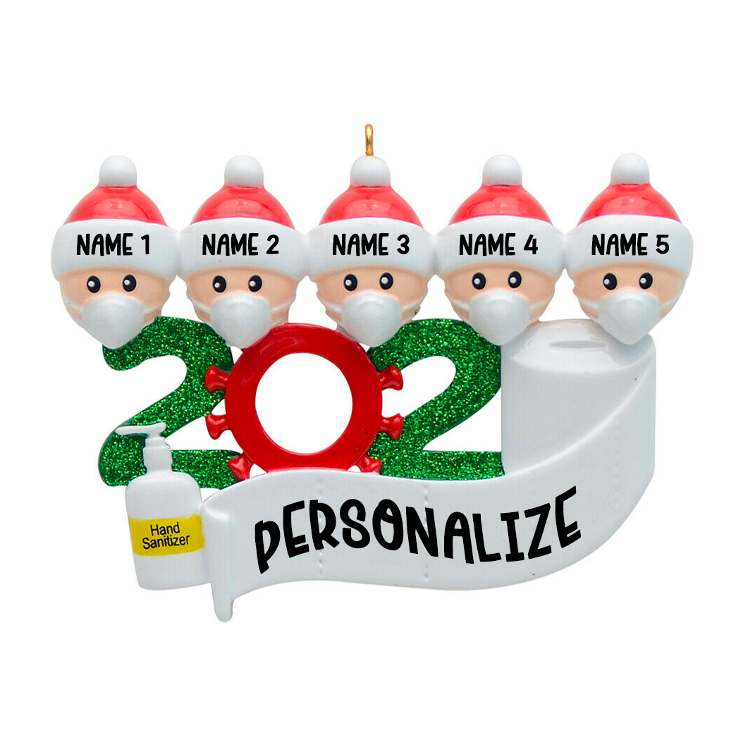 ***CLOSEOUT***  Holiday 2020 Covid-19 Ornaments